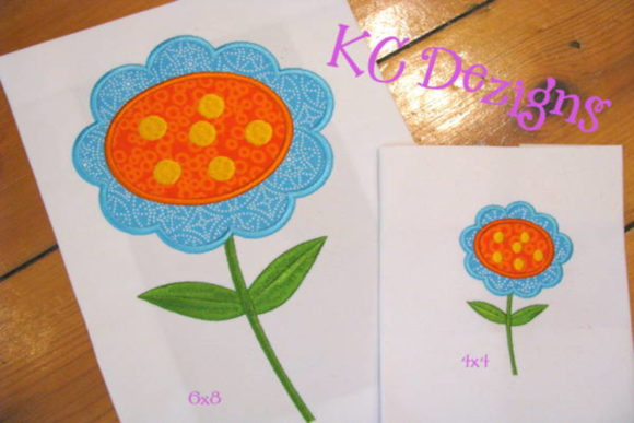 Blue Flower Applique Design: Boutique Sweatshirt Review