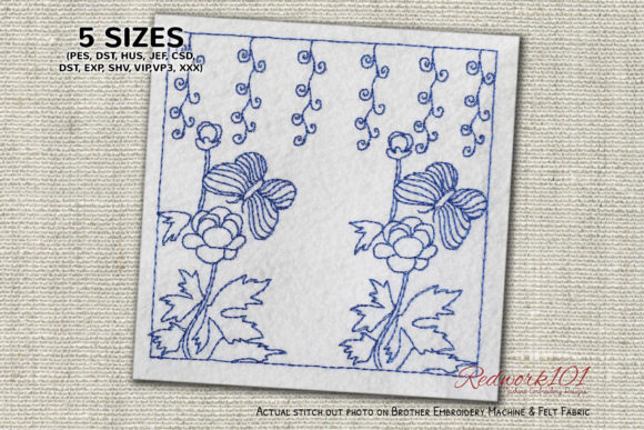 Flying Butterflies with Flower Embroidery Review