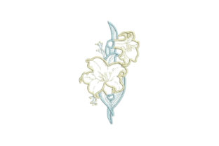 Orange Light Flowers Embellishment Outline Review