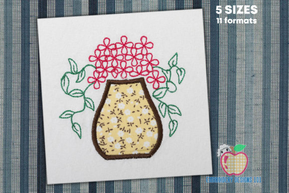 Spring Flowers in Pot Applique Review