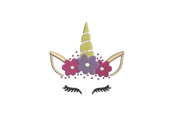 Unicorn Face with Flowers Review